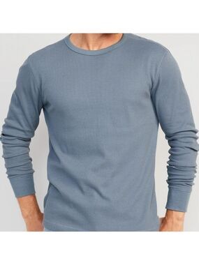 NWT Old Navy men's long sleeve waffle knit top